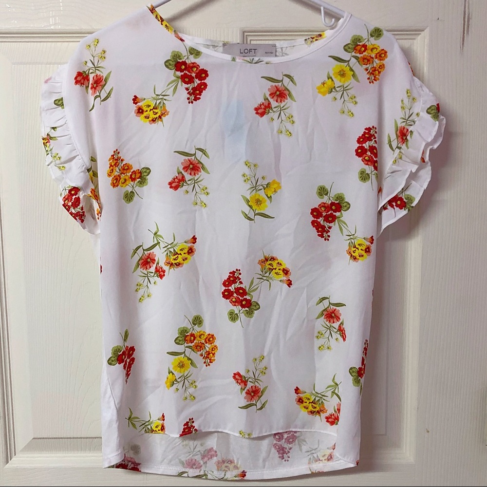 Ann Taylor LOFT Floral Blouse